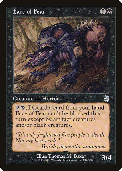 Face of Fear - Foil