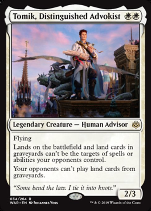 Tomik, Distinguished Advokist - Foil