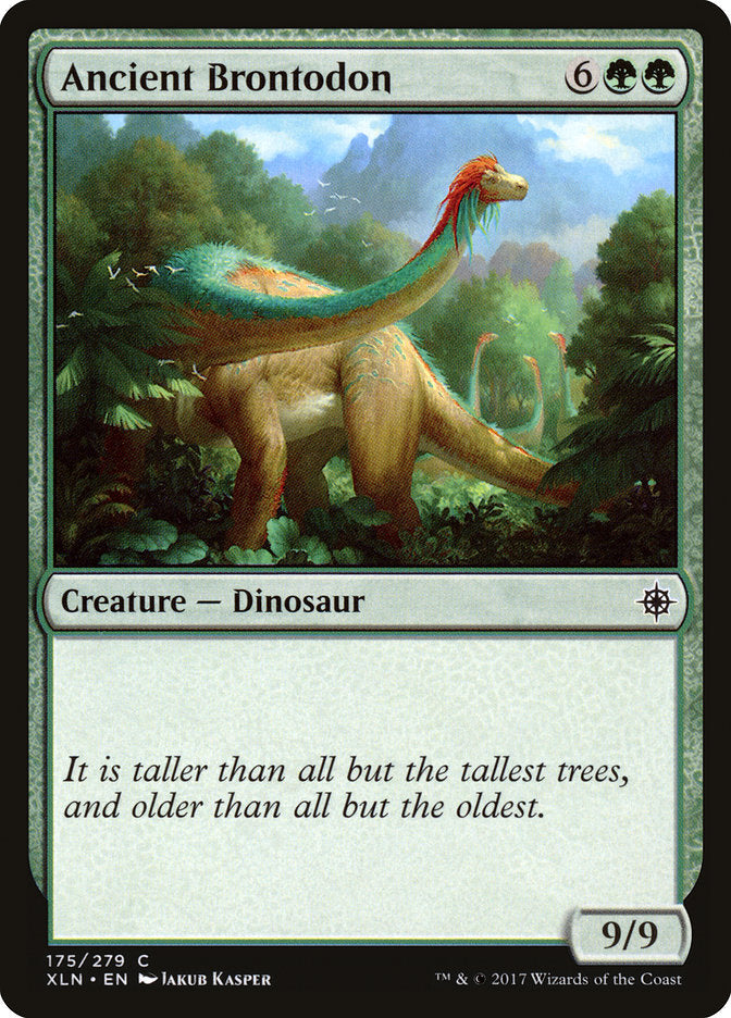 Ancient Brontodon - Foil
