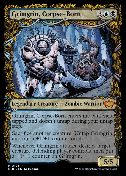 Grimgrin, Corpse-Born - Halo Foil