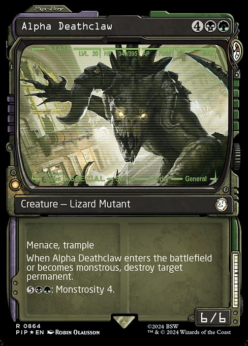 Alpha Deathclaw - Surge Foil