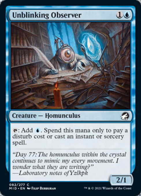 Unblinking Observer - Foil