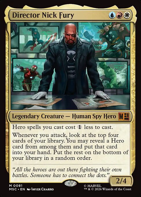 Director Nick Fury - Surge Foil