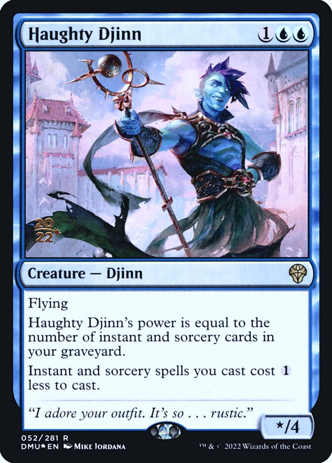 Haughty Djinn - Foil - Prerelease Promo