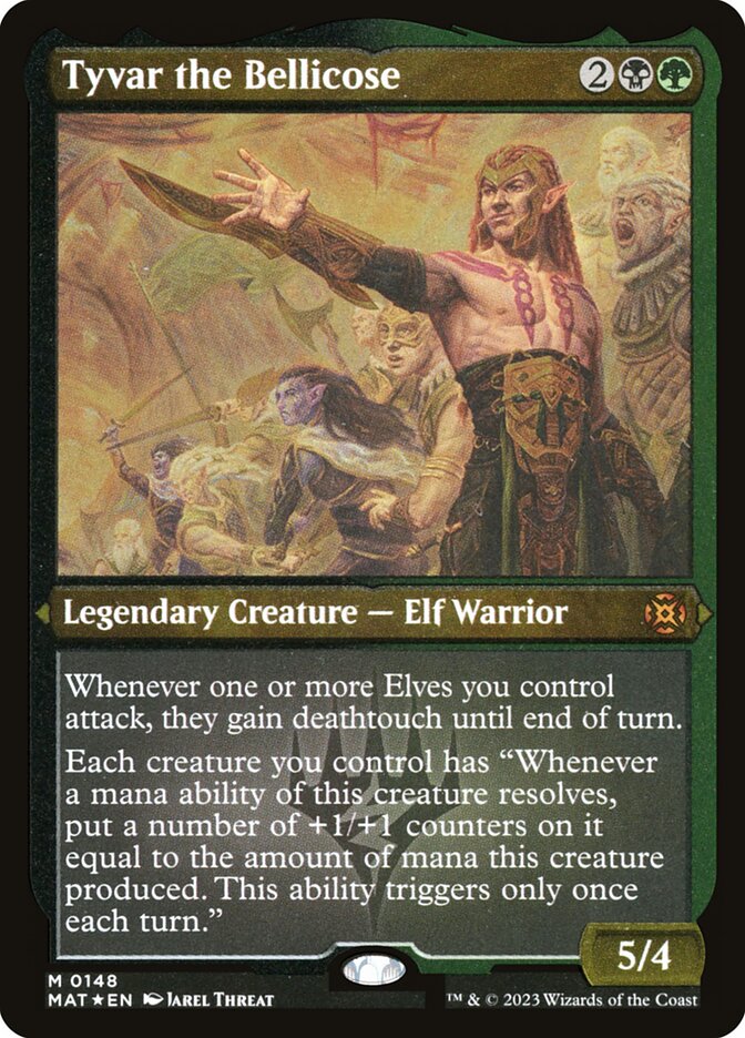 Tyvar the Bellicose - Foil Etched