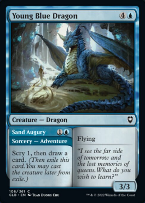 Young Blue Dragon - Foil