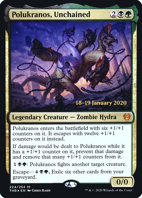 Polukranos, Unchained - Foil - Prerelease Promo