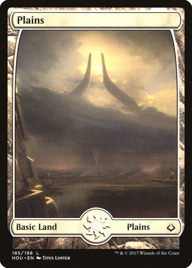 Plains (185) - Full Art - Foil