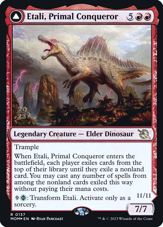 Etali, Primal Conqueror - Foil - Prerelease Promo