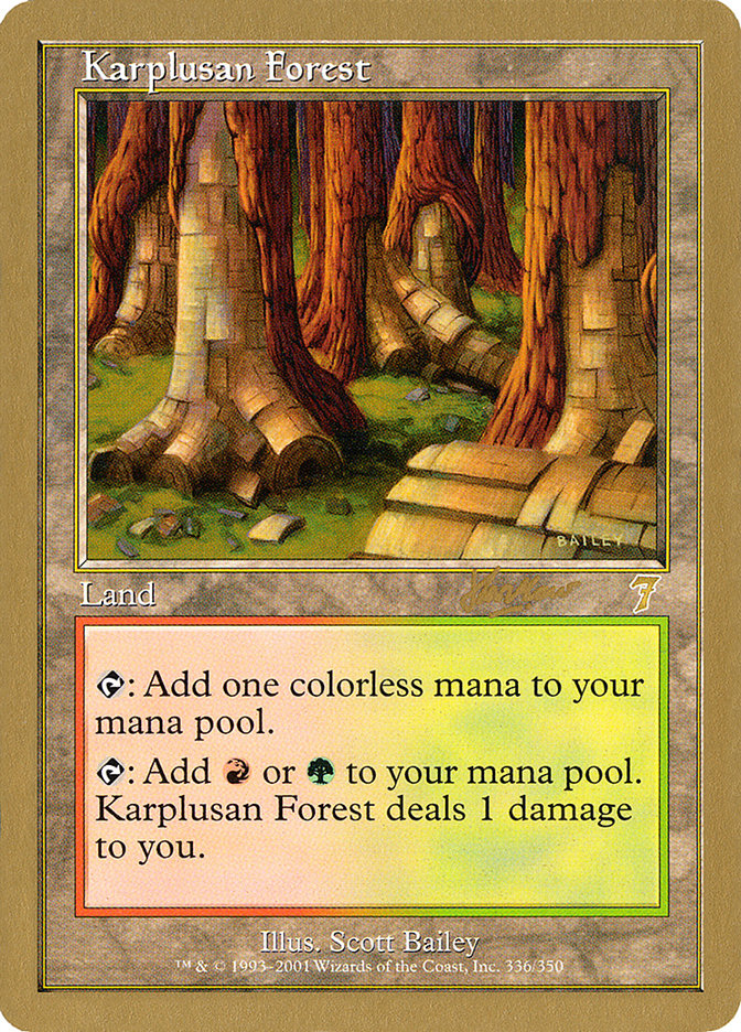 Karplusan Forest - Brian Kibler - 2002
