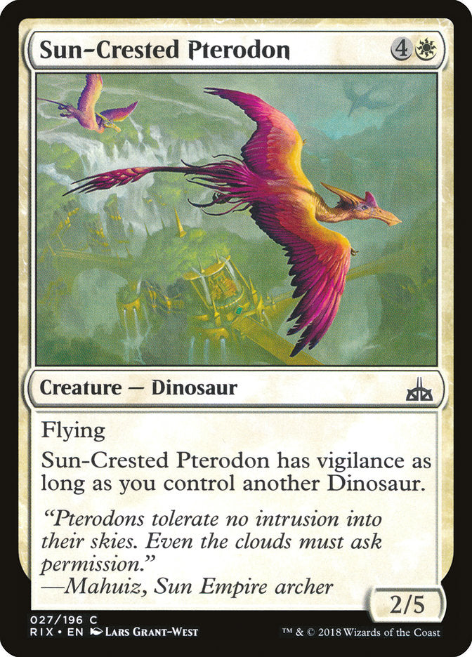 Sun-Crested Pterodon - Foil