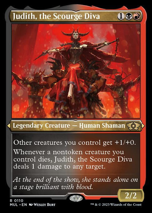 Judith, the Scourge Diva - Foil-Etched