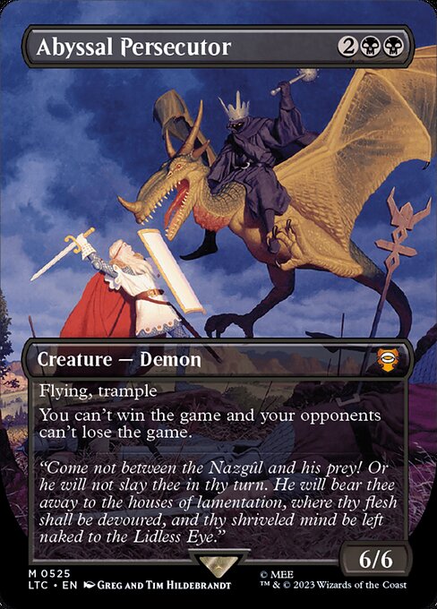 Abyssal Persecutor - Silver Foil