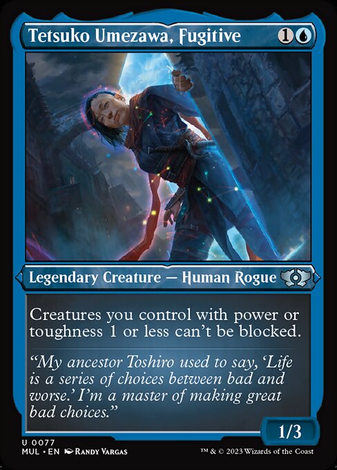 Tetsuko Umezawa, Fugitive - Foil-Etched
