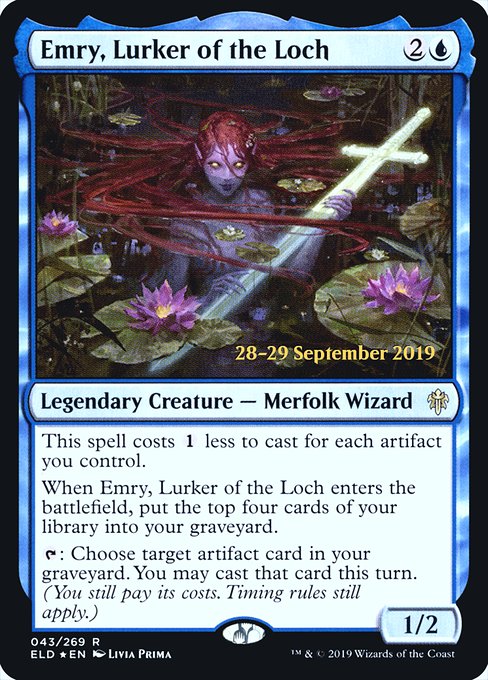 Emry, Lurker of the Loch - Foil - Prerelease Promo