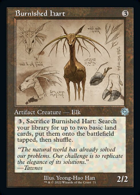 Burnished Hart - Foil
