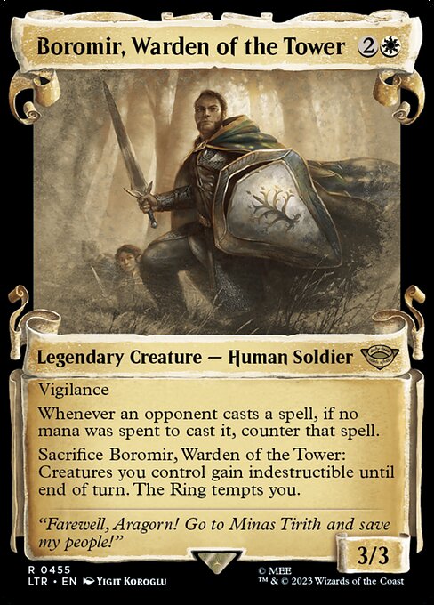 Boromir, Warden of the Tower - Silver Foil