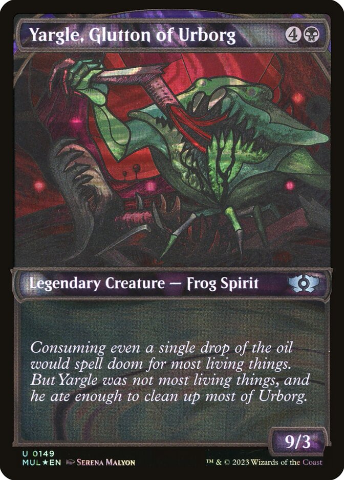 Yargle, Glutton of Urborg - Halo Foil