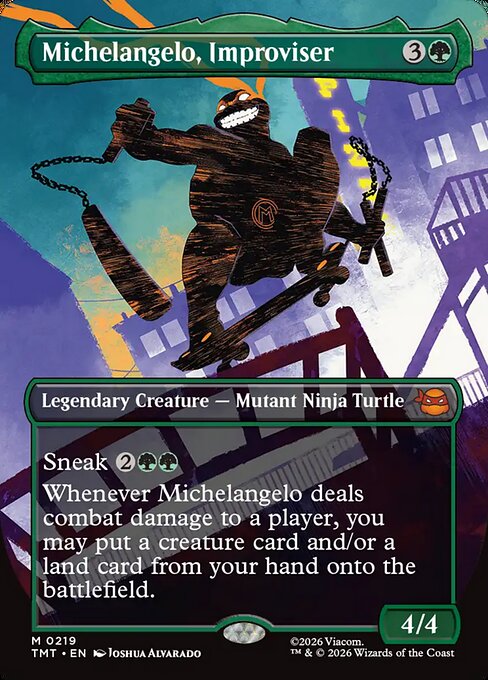 Michelangelo, Improviser - Foil