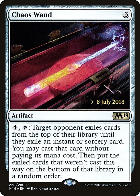 Chaos Wand - Foil - Prerelease Promo