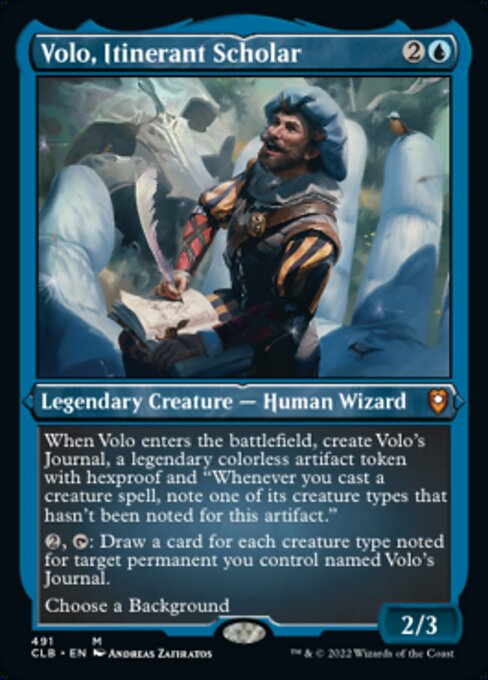 Volo, Itinerant Scholar - Foil-Etched