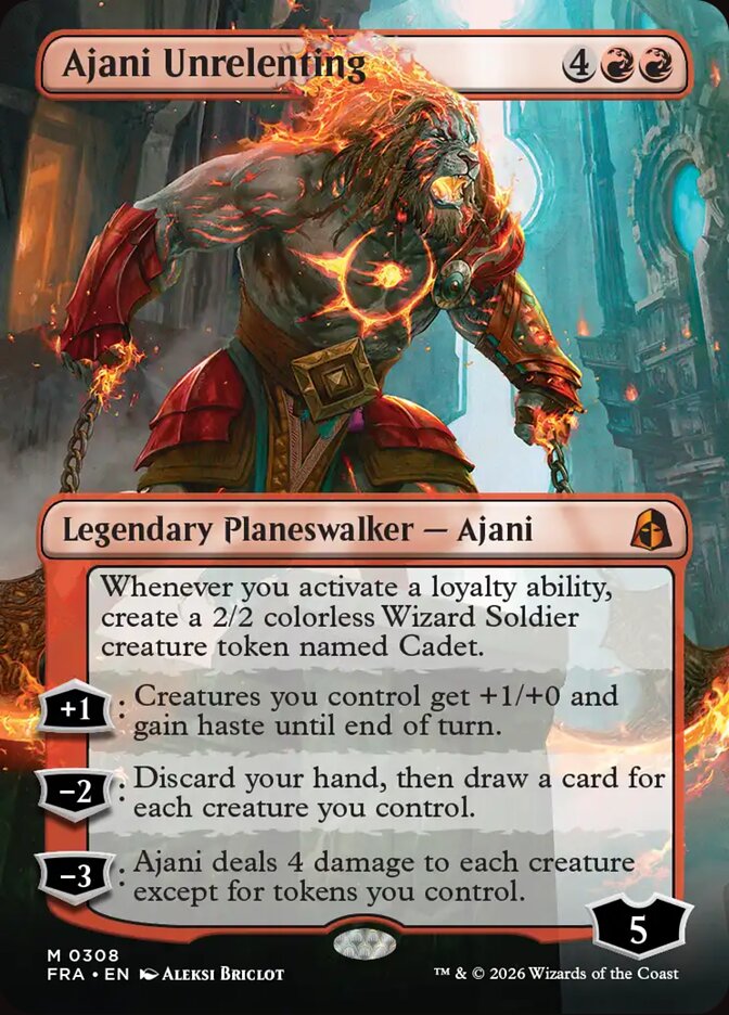 Ajani Unrelenting - Foil