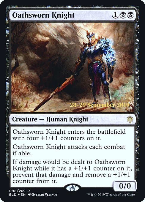 Oathsworn Knight - Foil - Prerelease Promo