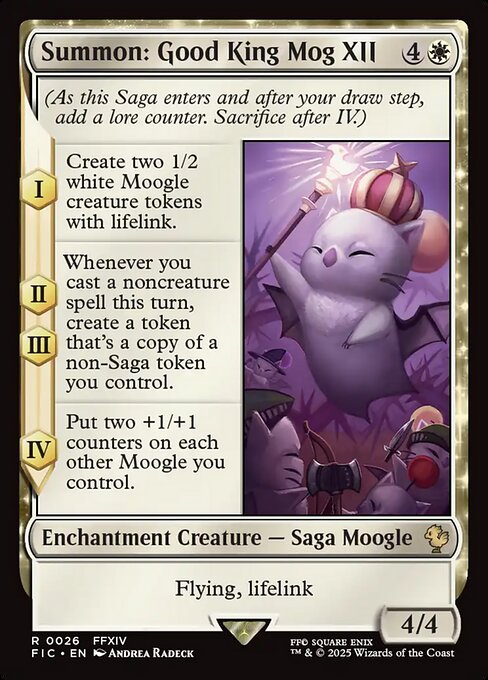 Summon: Good King Mog XII - Surge Foil