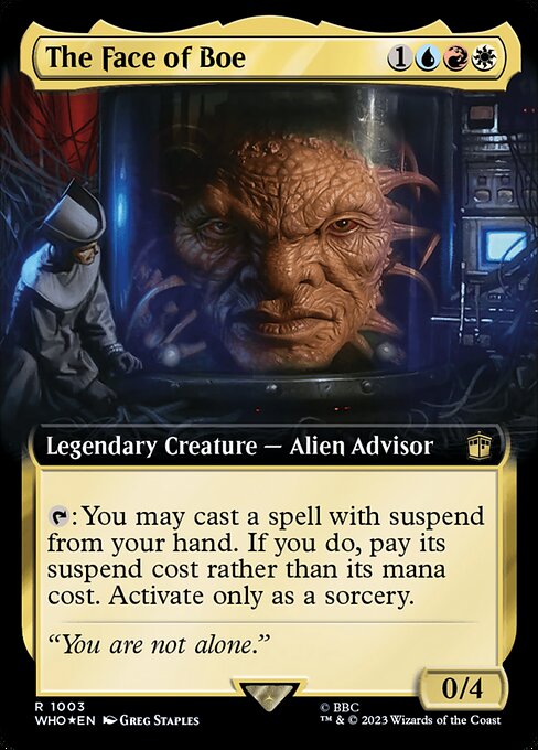 The Face of Boe - Surge Foil