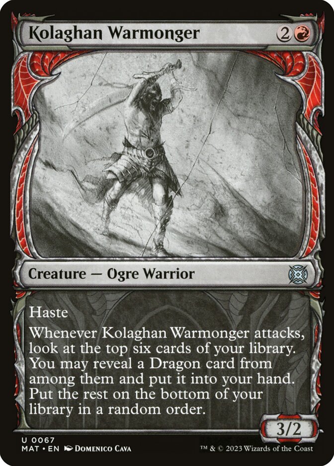 Kolaghan Warmonger - Foil