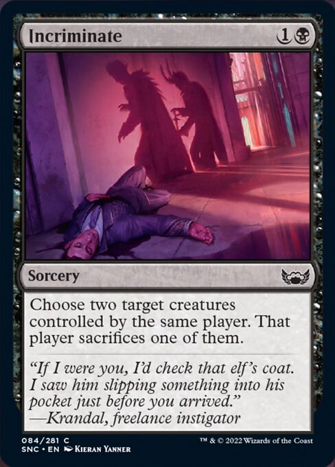 Incriminate - Foil