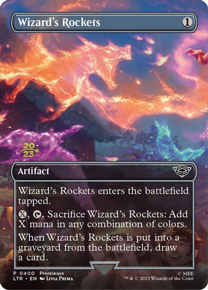 Wizard's Rockets - Foil - Stamped Prerelease Promo