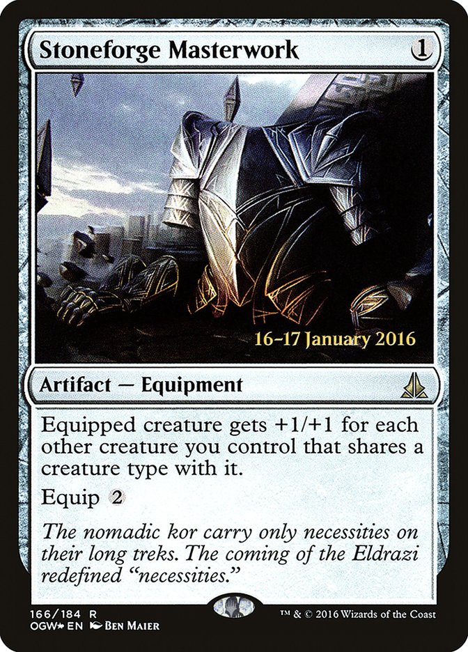 Stoneforge Masterwork - Foil - Prerelease Promo