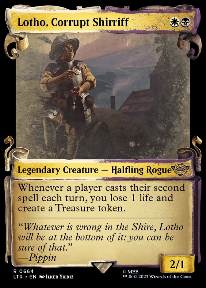 Lotho, Corrupt Shirriff - Silver Foil