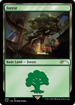 Forest - Arcane x Secret Lair (488) - Foil