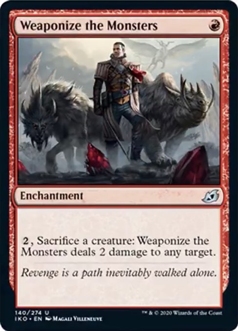 Weaponize the Monsters - Foil