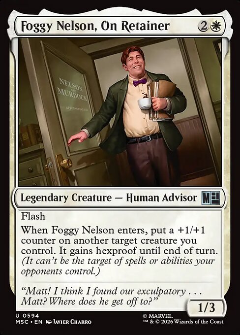 Foggy Nelson, On Retainer - Foil