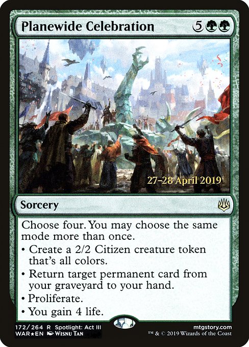 Planewide Celebration - Foil - Prerelease Promo