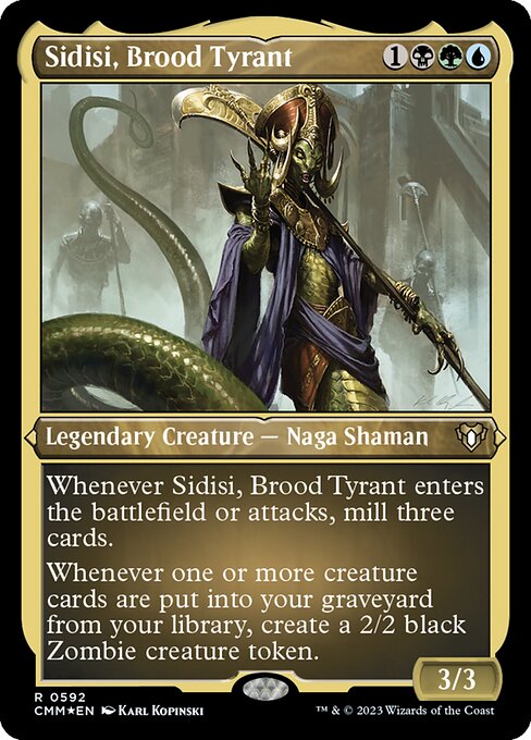 Sidisi, Brood Tyrant - Foil-Etched
