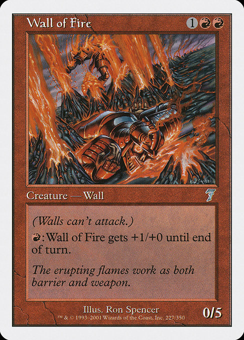 Wall of Fire - Foil
