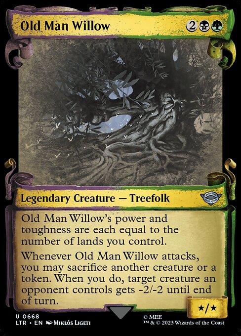 Old Man Willow - Silver Foil