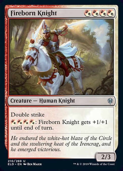 Fireborn Knight - Foil