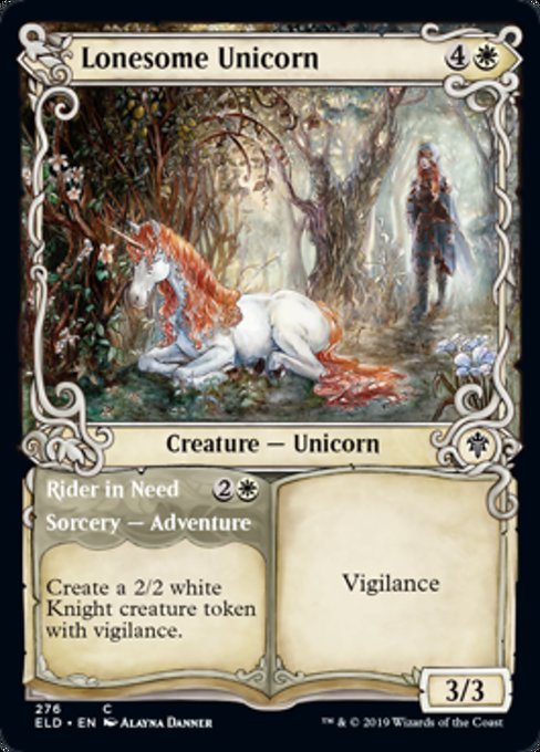 Lonesome Unicorn // Rider in Need - Foil