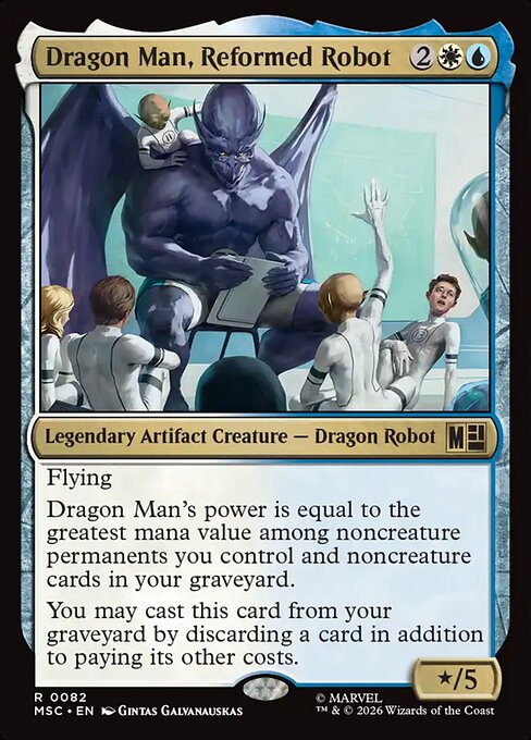 Dragon Man, Reformed Robot - Surge Foil