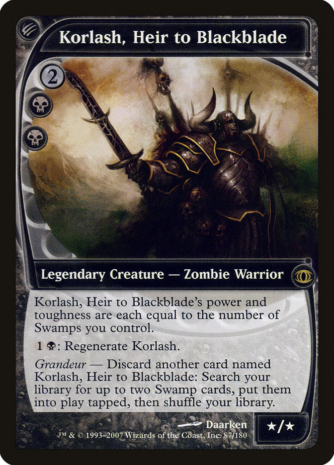 Korlash, Heir to Blackblade - Foil