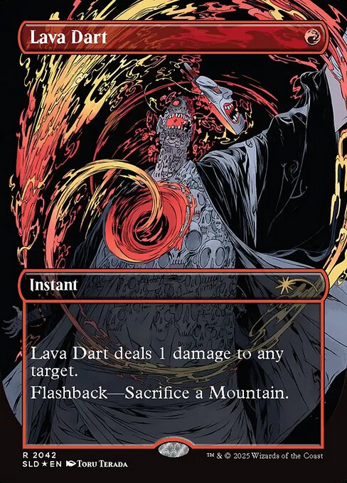 Lava Dart (2042) - Raised Foil