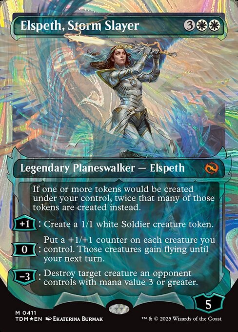 Elspeth, Storm Slayer - Halo Foil