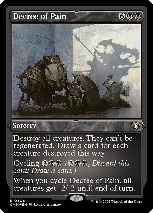 Decree of Pain - Foil-Etched