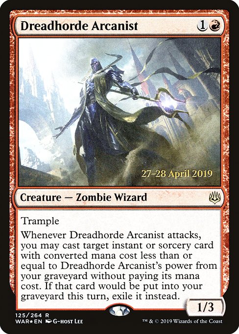 Dreadhorde Arcanist - Foil - Prerelease Promo