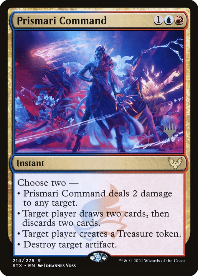 Prismari Command - Foil - Prerelease Promo